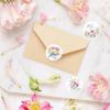 100-500Pcs Flowers Round Thank You Stickers For Supporting Small Business Seal Labels Wedding Party Stationery Stickers