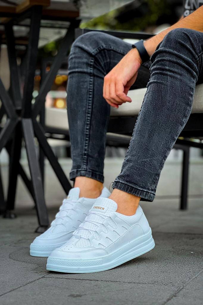 Chekich H Nová kolekce CH040 C-Rey Pánská obuv Bílá Černá Hnědá Tmavě hnědá