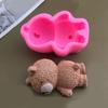 High Temperatures Resistant Silicone Chocolate Mould Bear Shaped Mousse Cake Molds Dessert Baking Accessories