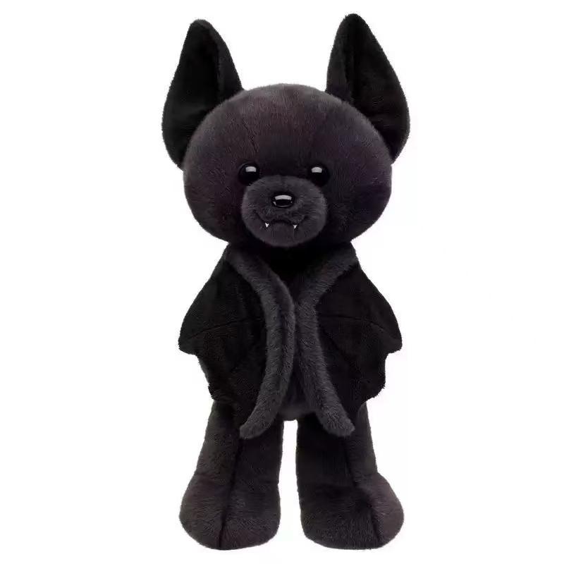 30CM Vysoce kvalitní Build A Bear Polohovatelný Netopýr Měkká Plyšová Hračka Roztomilé Doplňky pro Mazlíčky Panenka Merch Narozeniny Halloween Vánoce Děti Dárek