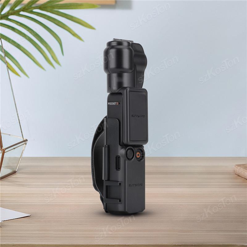 Sunnylife for DJI Osmo Pocket 3 Portable Strap Cold Shoe Extended Protection Bezel Extended Handle Accessories