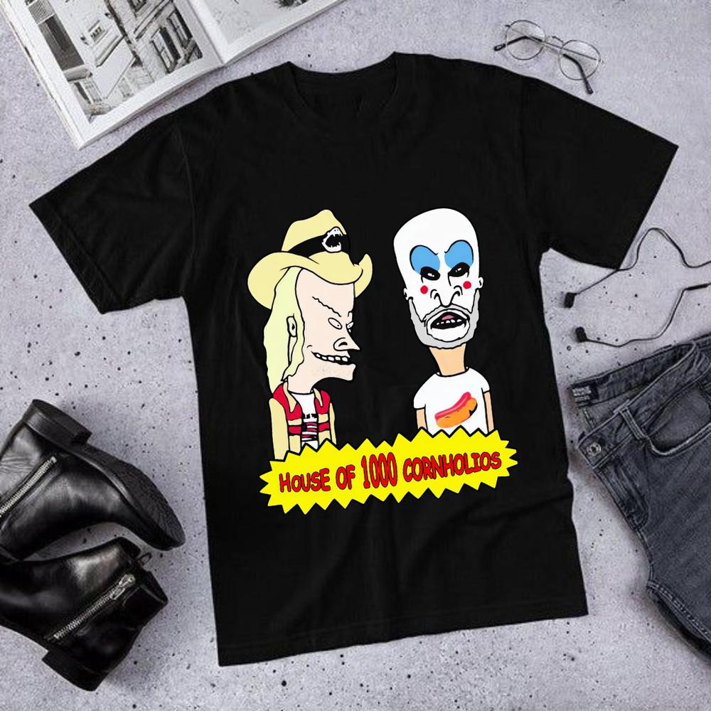 

Beavis and Butt-Head Cornholio Parody Graphic T-Shirt – Short Sleeve Tee Unisex T-Shirt M