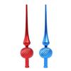Christmas Finial Tree Toppers Ornament Plastic Construction Easy Installation Tree Star for Party Decoration