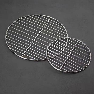 Edelstahl-Netz BBQ Grillrost Gitter Ersatz Rundes Gestell für Outdoor-Grillen Picknick Camping Röstwerkzeug