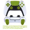 Controller not eXtremeRate RISE V3 Metal Back Paddle Remap Kit for PS5 Controllers and Includes Upgrade Board with White Redesigned Back Case and