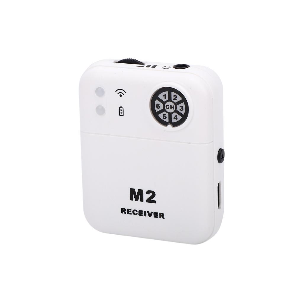 2,4 GHz Kabelloses In-Ear Monitor System Sender Empfänger Set 6 Kanal Frequenz mit Monitor Kopfhörern Plug and Play Wiederaufladbar 8ms Lo
