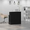 VidaXL Black Reception Desk 100x50x103.5 Cm Engineered Wood, Reception Counter, Salon Reception, Counter 859025