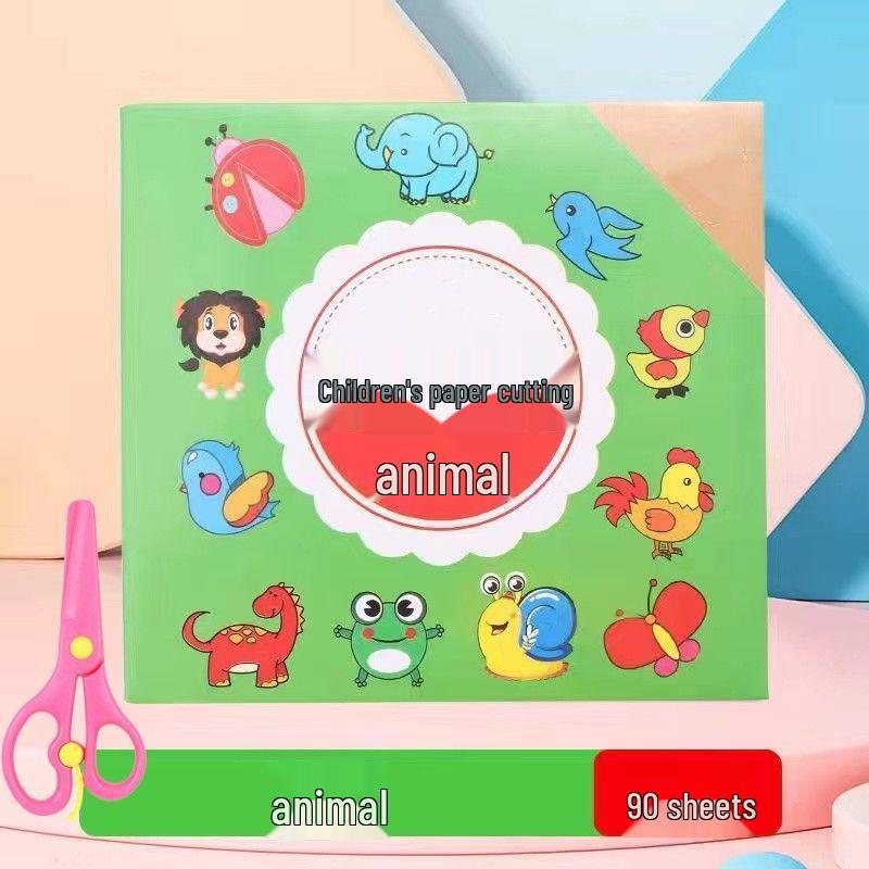 Kids' Origami and Craft Paper Set for Beginners - DIY Cardstock for Elementary and Kindergarten Creativity