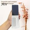 Portable Hair Comb Folding Makeup Mirror with Comb, Compact Travel Cosmetic Mirror, Pocket Beauty Accessory Size & Detangling for Women Girls Styling