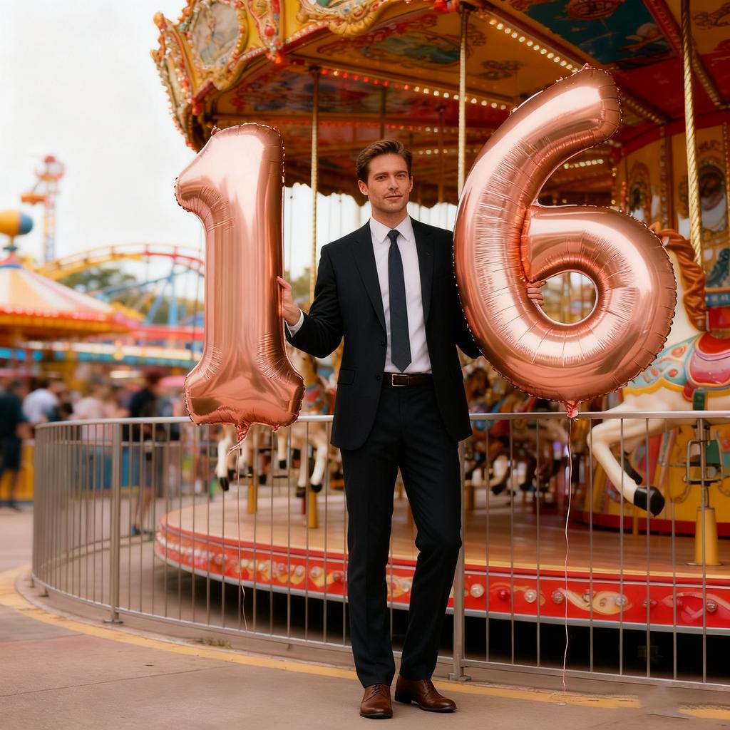 Rose Gold Number 6 Baiioons 40 Inch Number Balloons  6th 16th 26th Foil Mylar Helium Number Digital Balloons Champagne Gold 60 Birthday Party 66 Anni