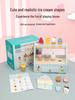 Wooden Ice Cream Shop Play Set for Kids – Pretend Play Kitchen Toy