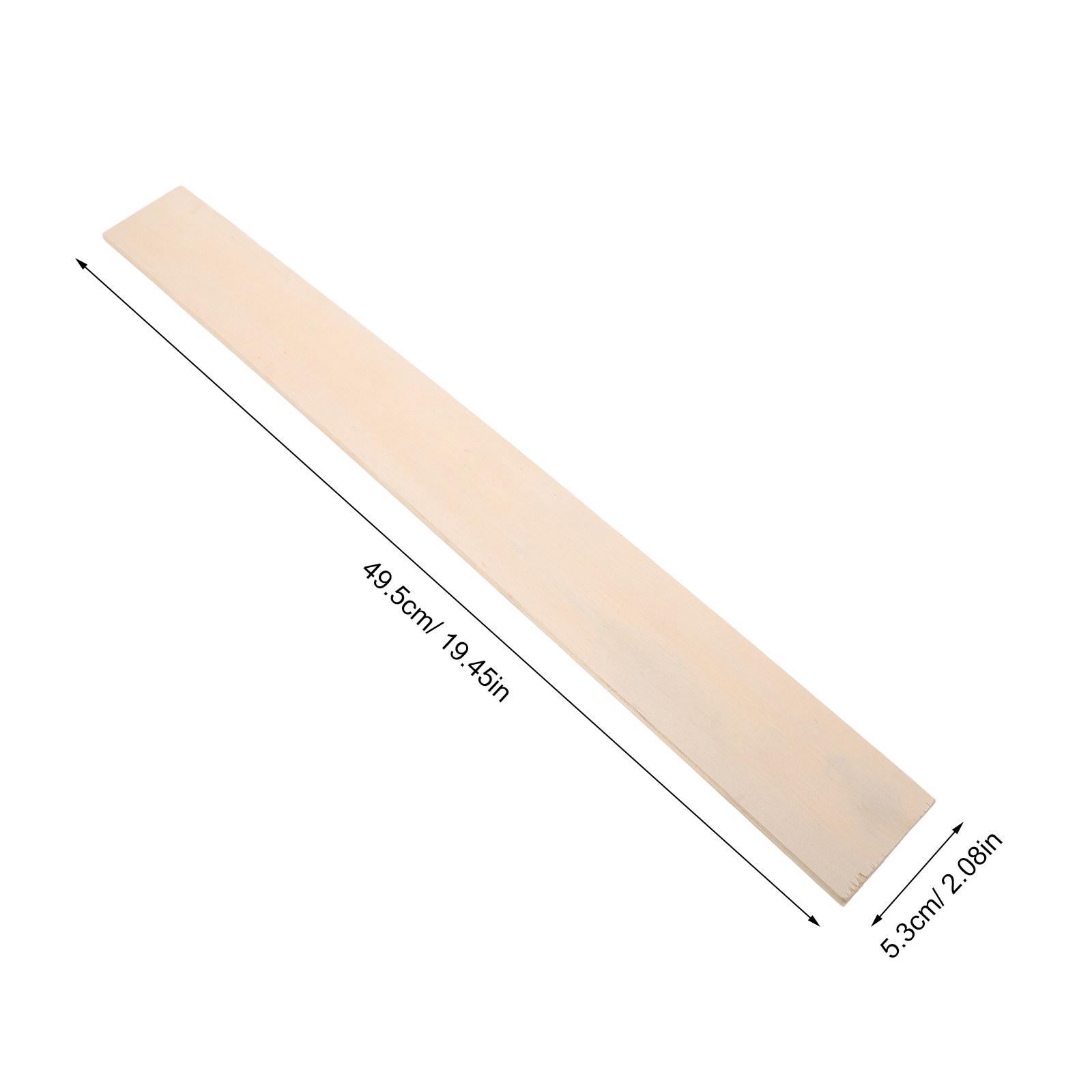 

3Pcs Wooden Bed Frame Support Slats Replacement Sturdy Hardwood Under Mattress Slats for Bedroom Enhanced Weight Distribution 45X5.3X0.8CM