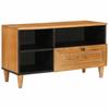 TV Cabinet with Drawers 80 X 33 X 46 Cm Solid Mango Wood