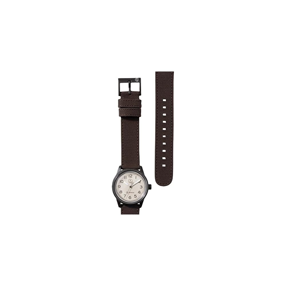Q&Q SmileSolar Analog Solar Watch Waterproof Brown Women's R01A-001JK