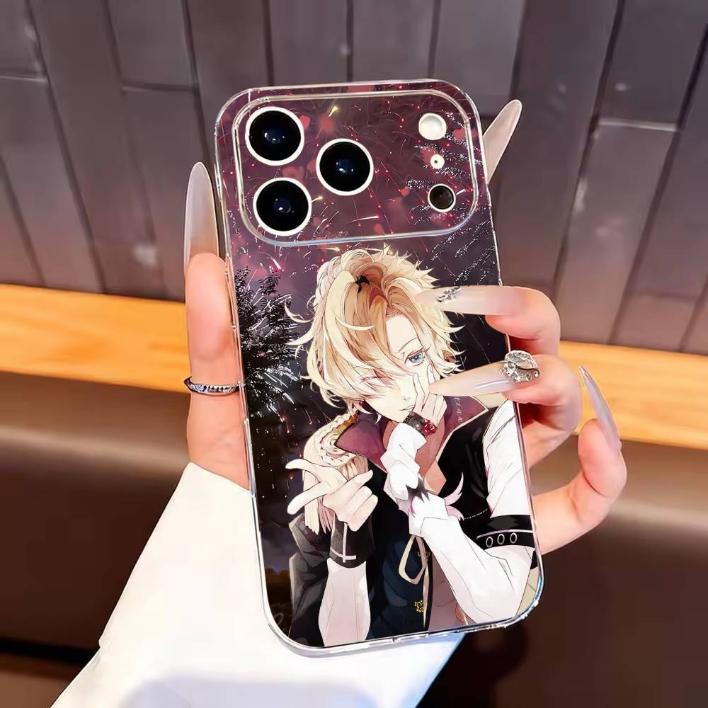 Diabolik Lovers Phone Case For iPhone17,16,15,14,13,12,11 Plus,Pro Max Soft Transparent Cover