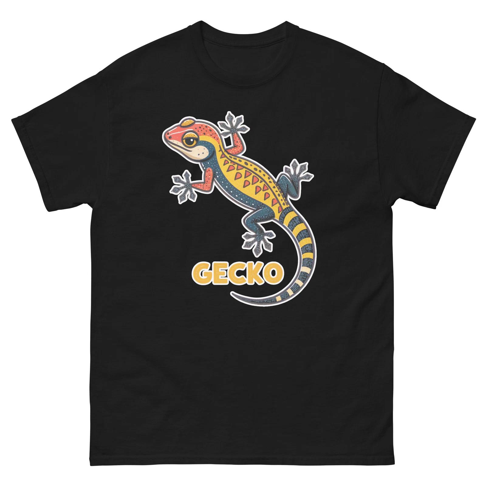 Gecko Animal Nature Wonderful Amazing T-Shirt L