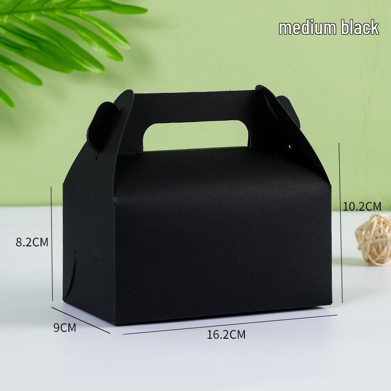 Medium Handheld Pastry & Mousse Tart Box for Takeout or Gift Packaging