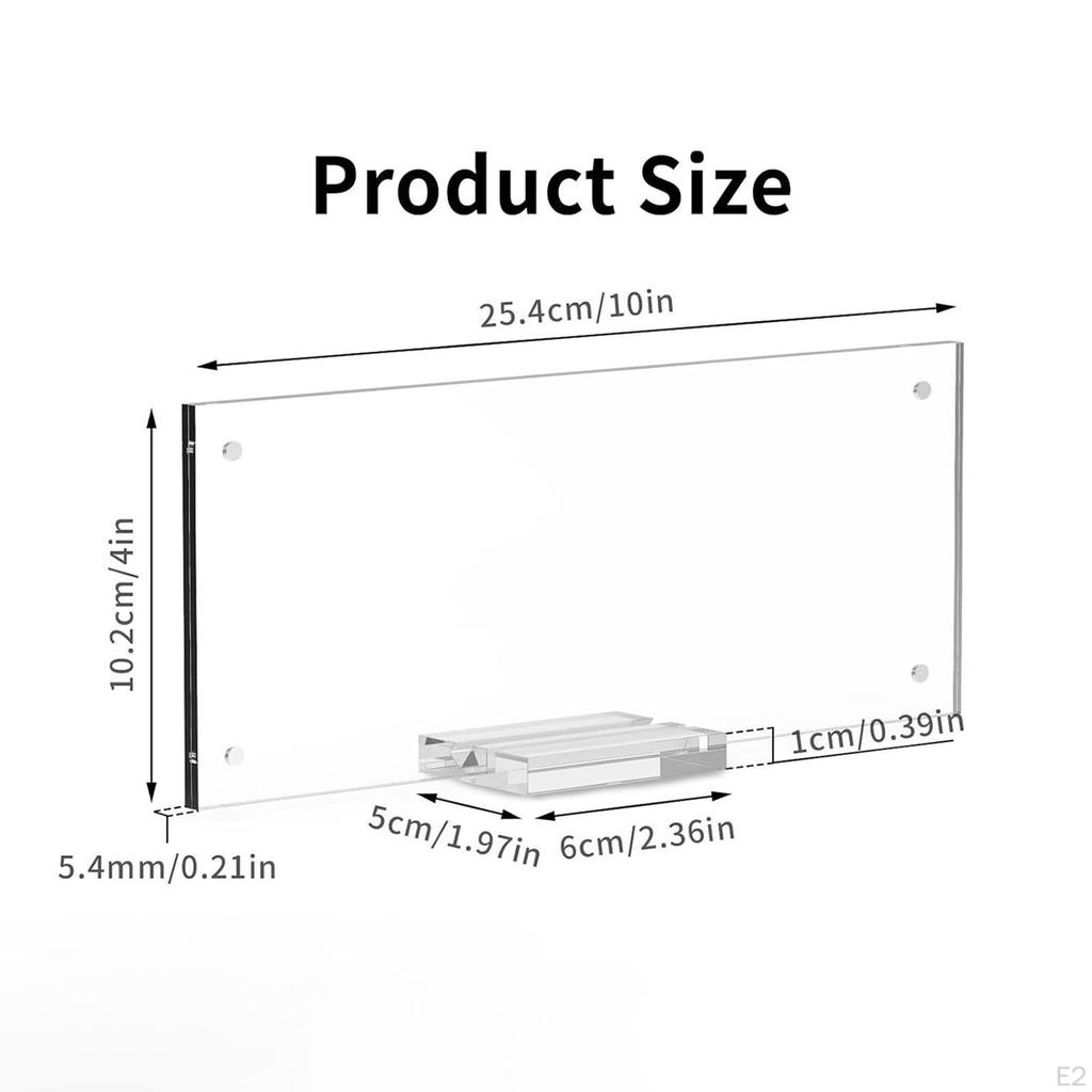 Dollar Bill Frame Display Currency Easy to Use Desktop Holder for Home Stamps