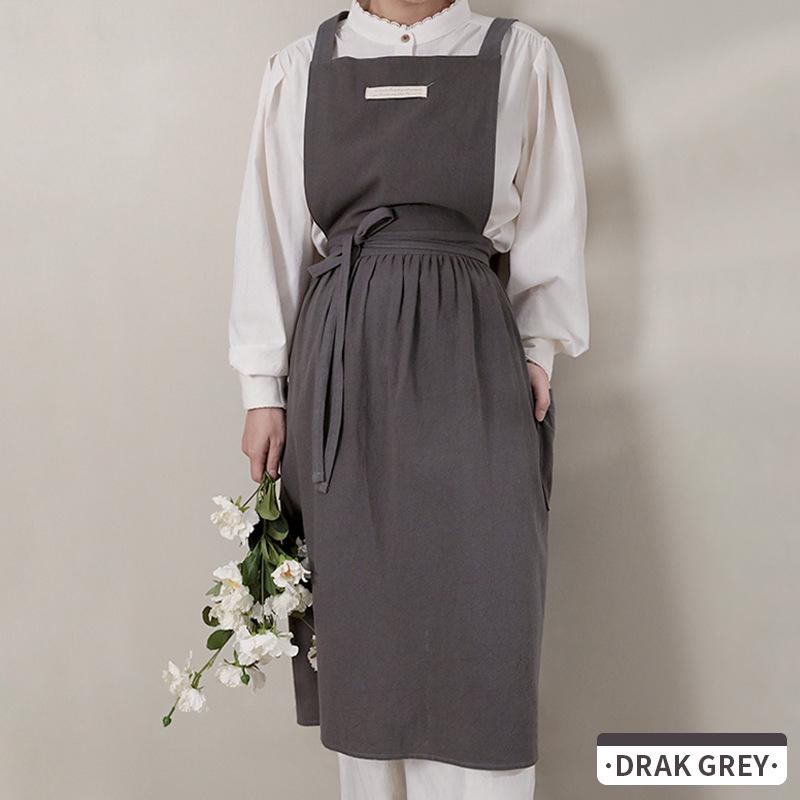 Hot Selling Cotton Apron for Women - Breathable & Stylish for Kitchen, Flower Shop, or Bakery
