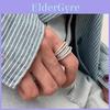 Bague en Cuivre Multicouche au Design Unique Pour Femmes Accessoire de Mode Coréen Élégant et Minimaliste
