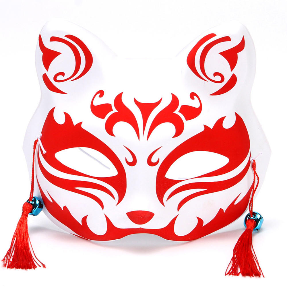 Japanese Anime Demon Slayer Mask Cosplay Thicken Plastic Masks Halloween Party Costume Props Fox Mask