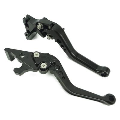 Y11m2ALL Schwarz matt Yamaha Bremskupplungshebel 6-stufig verstellbar kurz passend für YZF-R25 YZF-R3 MT-25 MT-03 usw.