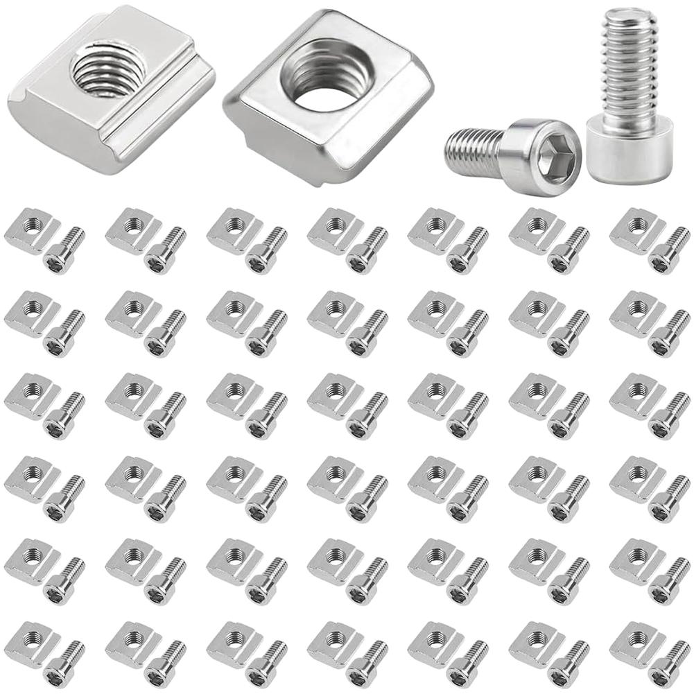 Hex Socket Screws M5 Sliding Nut T Nuts Compact Size Easy Installation