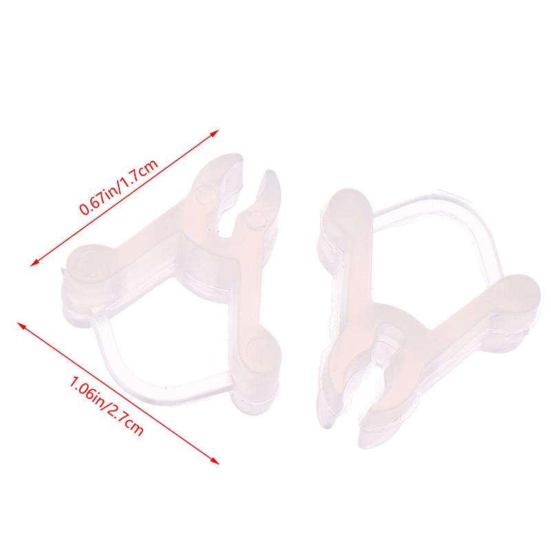 100Pcs Plants Graft Clips Plastic Garden Tools For Cucumber Eggplant Watermelon Round Mouth Flat Mouth Anti Fall Clamp