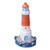 Realistický tvar DIY Lighthouse Miniaturní pryskyřice Mikro Krajina Figurka majáku Zahradní dekorace