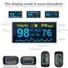 Blood Oxygen Meter with PI Index Digital Display High Accuracy Finger Pain-Free Application Oxygen Saturation Portable Oximeter