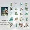 Muse Illusion Series Vintage Magic Elf Flower Character Landscape PET Sticker Creative DIY Journal Material Collage Stationery