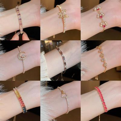 Bracelet Zircon Sweety: Mode Coréenne, Polyvalent & Tendance