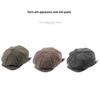 Yangguan/ZLEEVO Unisex Autumn/Winter Newsboy Cap - British Retro Style, Octagonal Design, Painter's Large Head Fit.