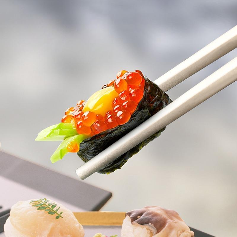 27cm/30cm Extended Alloy Chopsticks 10 Pairs Chopsticks Kitchen Tableware Chinese Sticks Anti Slip Heat Resistant Cute Chopstick