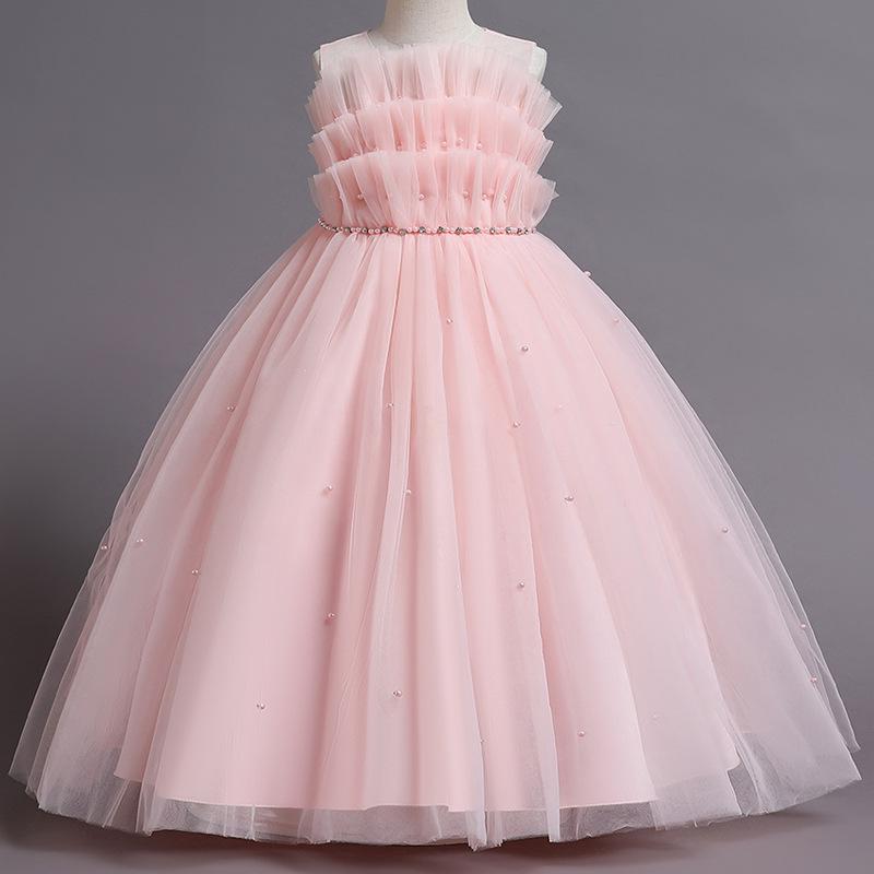 Children's Puffy Light Luxury Wedding and Party Dress