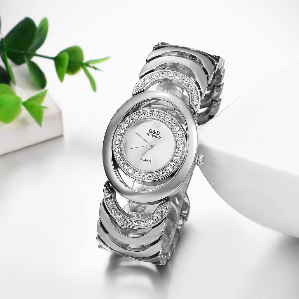Und niedliche Uhren mit abnehmbarem analogem und wasserdichtem Erhältlich in Silber und Ein tolles Geschenk für und Beliebtes, stilvolles Damenarmband, Anzeige, Design.