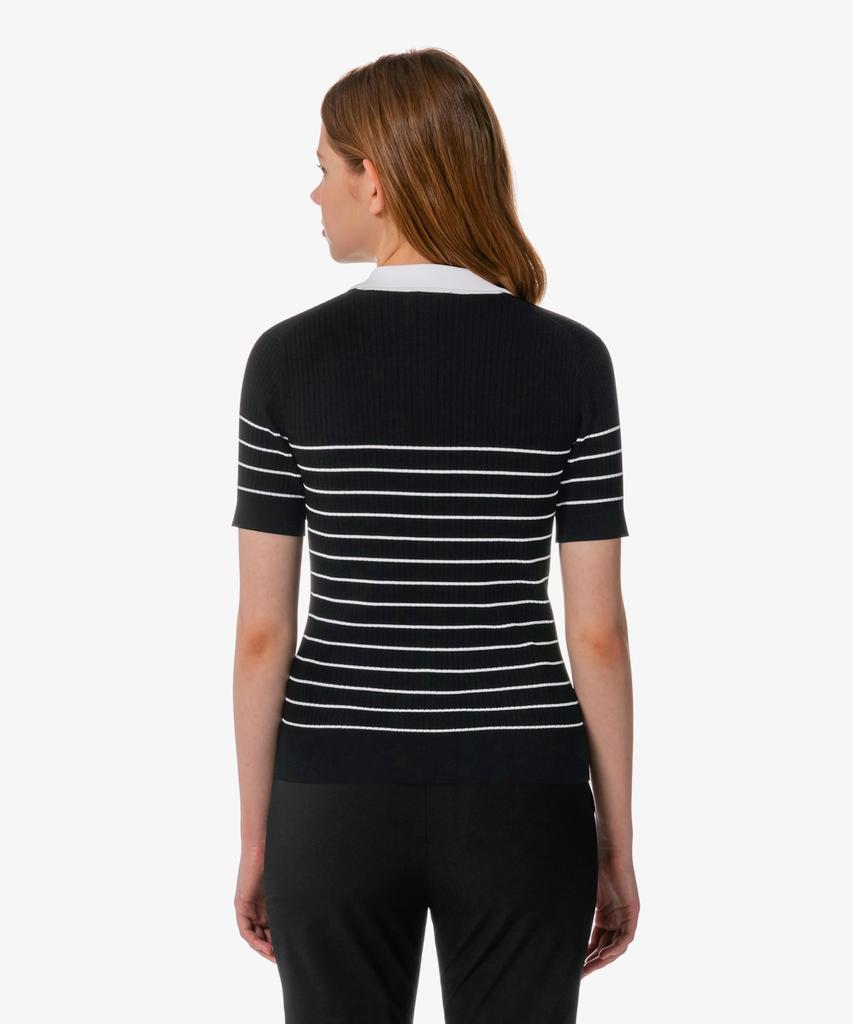 LACOSTE Women'S Textured Striped Polo Sweater Af230E-56G 031