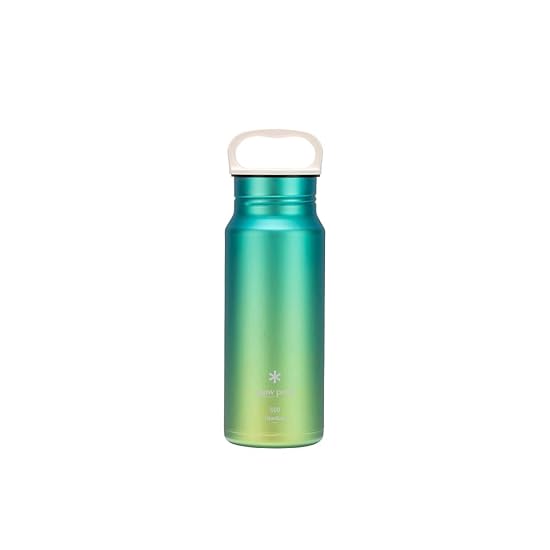 Snow Peak Water Bottle Tumbler Recycled Titanium Aurora Bottle 600 Ocean TW-600RE-OC(FF)