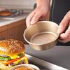 4-Inch Non-stick Gold Round Cheese Cake and Bread Mold