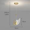 Swan LED Pendant Lights Indoor Lighting For Home  Dining Tables Living Room DecorationLight Bedside Bedroom Luxury Hanging Lamp