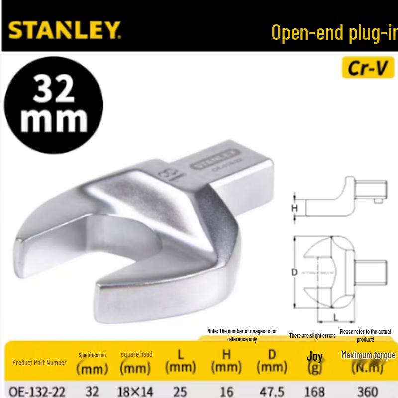 Ruitai Torque Wrench Open Ratchet Head CN plug (adapter included)