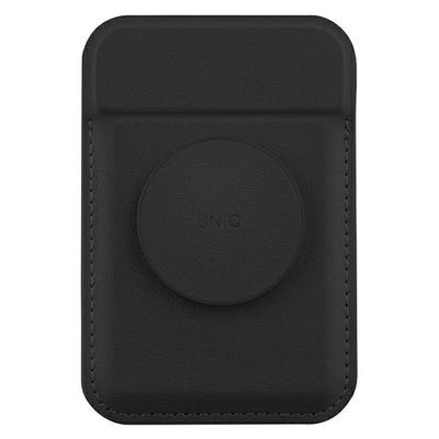 Portfel Magnetyczny Do iPhone UNIQ Z Podpórką MagSafe Czarny