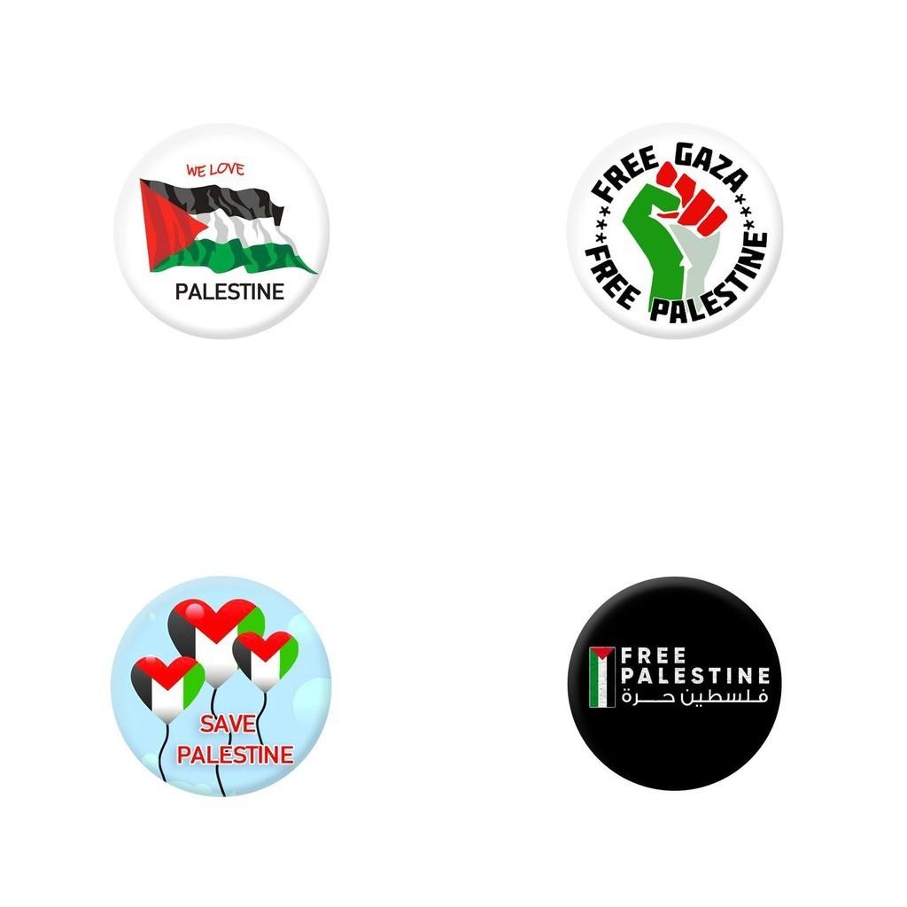Emblema da Bandeira da Palestina Impresso Artesanato Requintado
