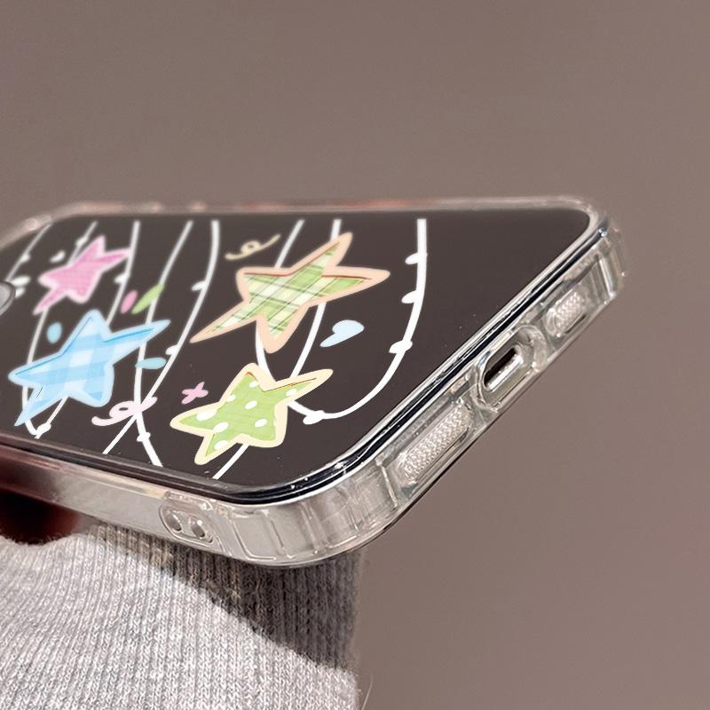Handyhüllen für iPhone 11 13 XR 15 Pro Max 12 14 Pro Max Hülle iPhone 16 XS Max Spiegel Schutzhülle Mirror Exquisite Cartoon Wasserdicht