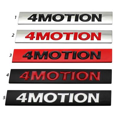 3D Μεταλλικό 4MOTION Σήμα Αυτοκόλλητο Πορτμπαγκάζ Πίσω Πόρτα Αξεσουάρ