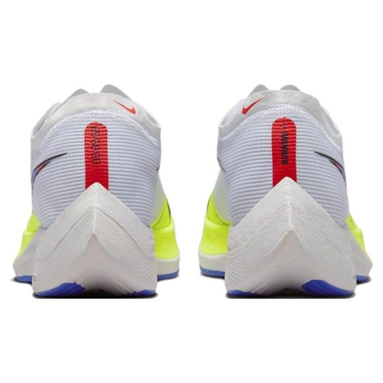 Nike  ZoomX Vaporfly NEXT% 2 White Volt Racer Blue Women Sneakers Black Bright-Crimson CU4123-103