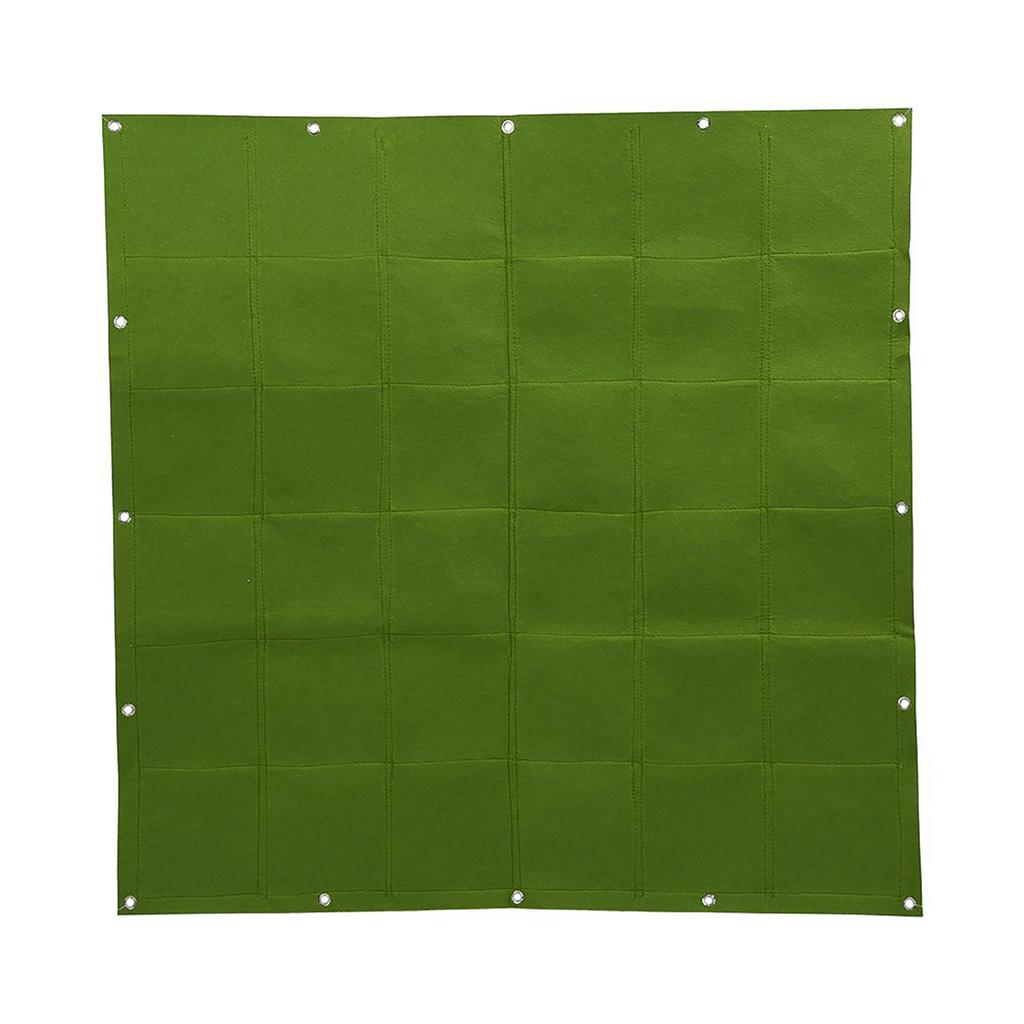 36 Kets   Planting Bags Outdoor Wall Vertical Greening Planter Green
