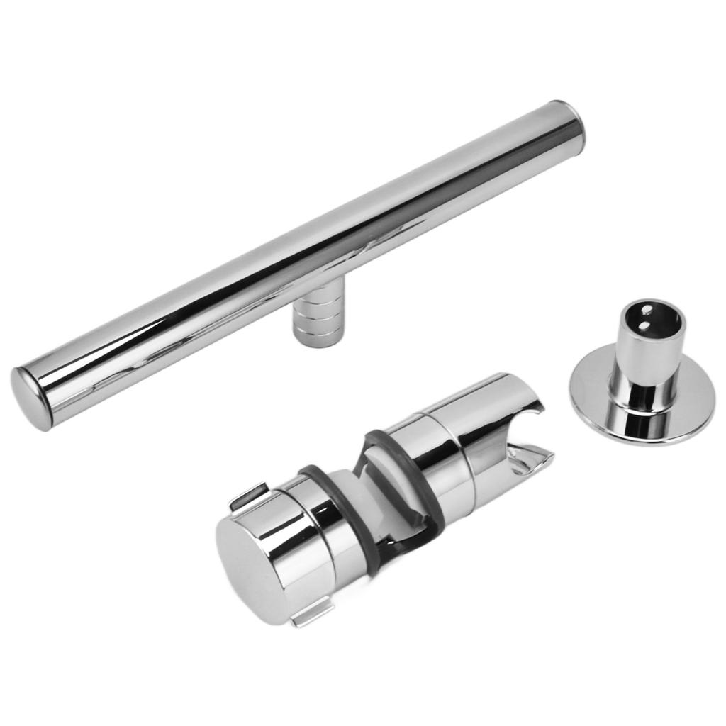 Duschkopfhalter-Set Kupfer Verstellbare Handbrausehalterung Ersatz für Schiebestange Schiebeklemme