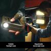 5000mAh Portable Solar Camping Light,Rechargeable Flashlight with Magnetic,Hook,Waterproof,Camping,Outdoor,Fishing,Car Repair,Tent