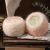 50G Gradient Color Rainbow Mohair Yarn Organic Cotton Blend Soft Texture Crochet Yarn 50g Weight Fine Hollow Hollow Yarn
